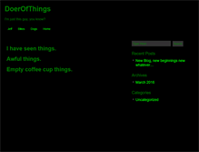 Tablet Screenshot of doerofthings.net